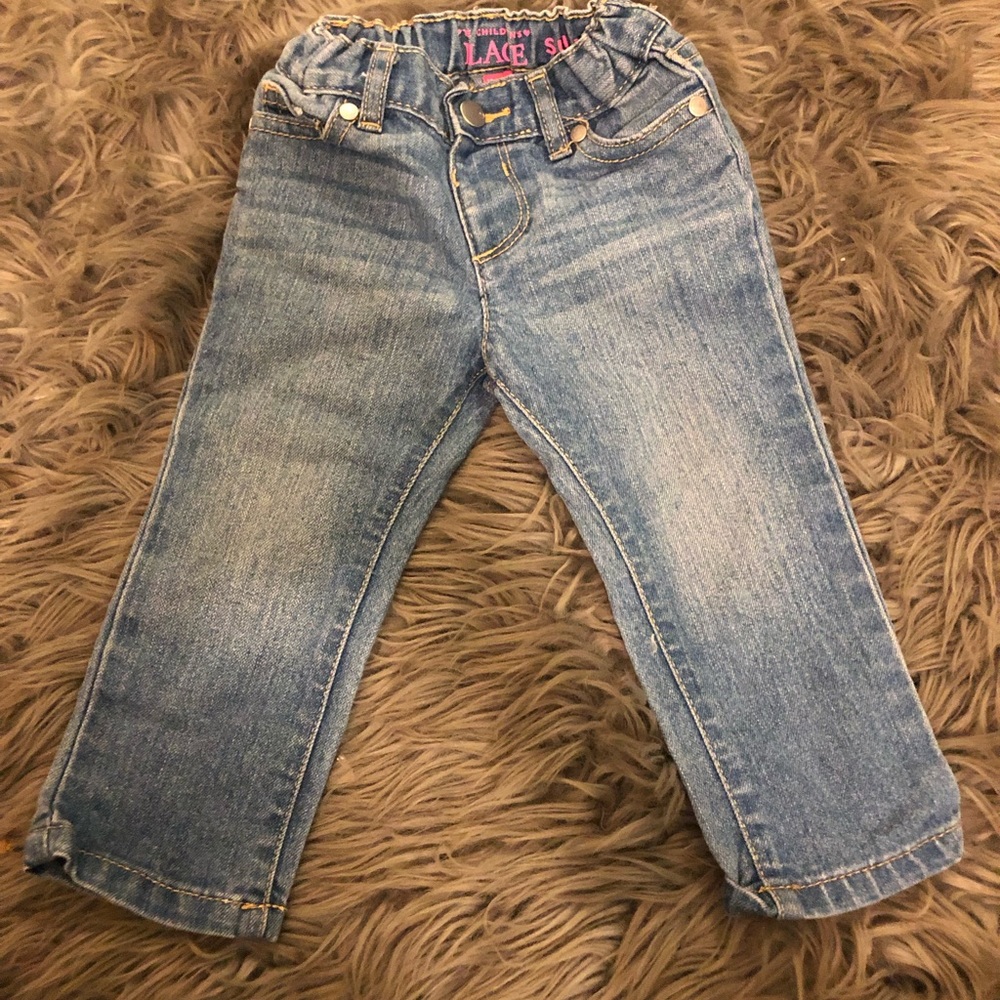 Light wash jeans girl toddler